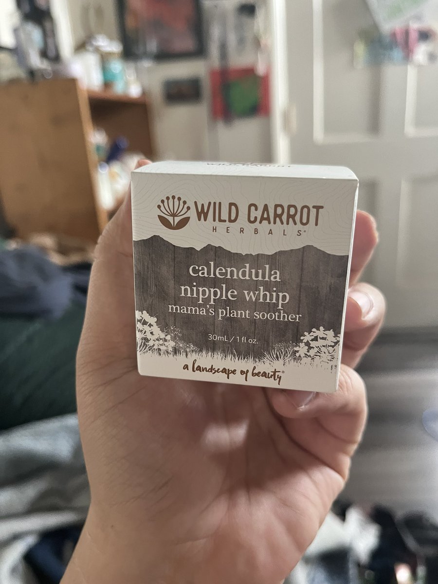 I asked my pregnant sister what she wanted for her baby shower and she says some hippie organic nipple cream stuff. And I’m like that’s oddly specific but ok 👍🏼…finally found it at moonrise herbs lol and sent her a pic and she was like omg I was joking but now I want it! 😂