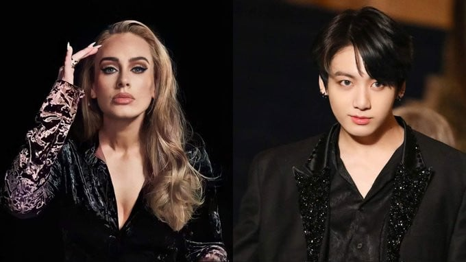adeleisnumber1's tweet photo. Fun Fact: @Adele and #JungKook are the only SOLOIST to debut a song with over 50m+ streams in a day this decade! https://t.co/oxjG5WSsFe