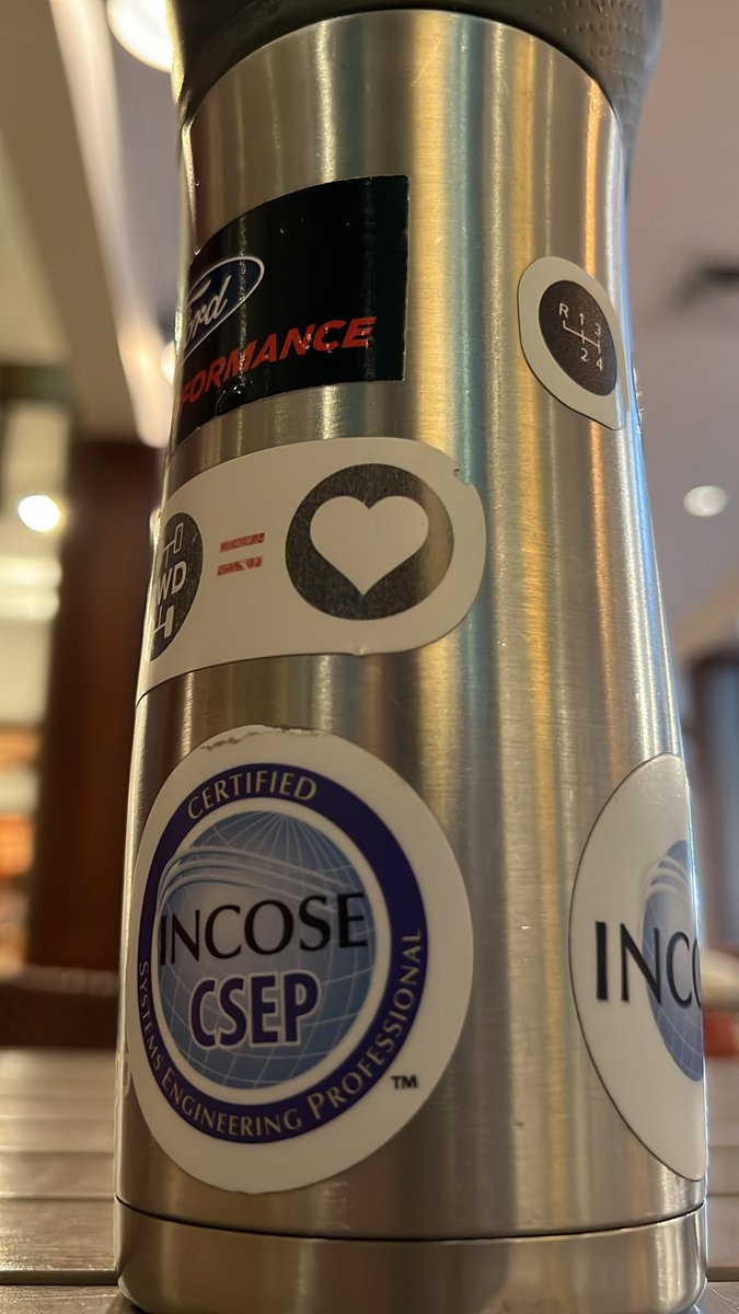 Follow me for a sticker update this week to ESEP. Hoping to find one in the INCOSE Village at #INCOSEIS