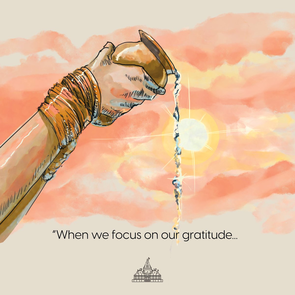 akshardham_usa's tweet photo. Let gratitude guide us in spreading positivity and being the change #EmbraceTheLight #SpreadPositivity #BeTheChange https://t.co/QvLIq6Owbe