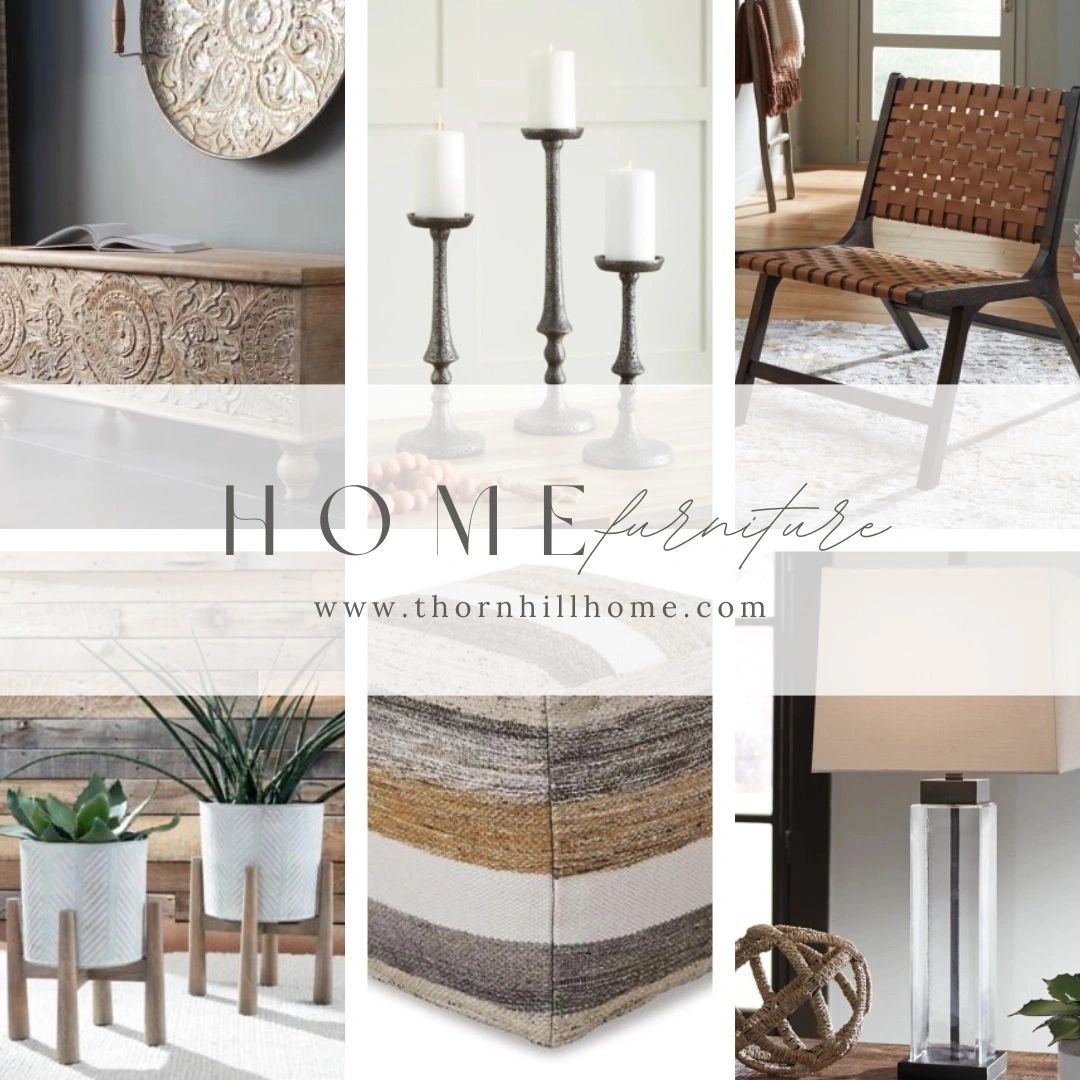 Find pieces that make your space feel like home!

📍123 Front St
Smyrna, TN 37167

🕰️ Tuesday-Friday 12-6
Saturday 10-5
Sunday 1-5

💻 ThornhillHome.com 24/7