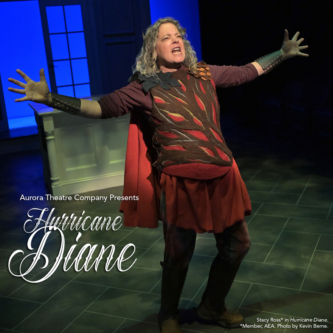 The cult of mysteries must be formed, and Hurricane Diane must close tomorrow! Join us in person tonight, or stream the show at home, but don't wait! Get Tickets: tickets.auroratheatre.org #AuroraTheatreCompany #HurricaneDiane #streaming #tickets #theatre