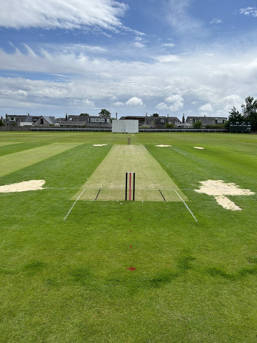 ManVGrass's tweet image. We got there eventually. Although the firsts might’ve wished we hadn’t, beaten by 9 wickets. Aaaaaand another sheet up. Fingers crossed 🤞🏻