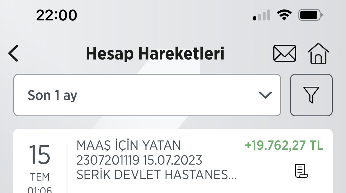 #kabuletmiyoruzalım size en düşük memur maaşı hani 22bin? 10 yıllık memurun maaşı işte bu. Boşa okumuşuz Sizin yatacak yeriniz yok yalan ağzınızda yuva yapmış <a href="/saglikbakanligi/">T.C. Sağlık Bakanlığı</a> <a href="/sagliksen/">SAĞLIK-SEN</a> <a href="/ali/">@Ali</a> yalçın <a href="/RTErdogan/">Recep Tayyip Erdoğan</a> <a href="/tcbestepe/">T.C. Cumhurbaşkanlığı</a> @#MemurHakkınıAlamıyor #memur  #öğretmen