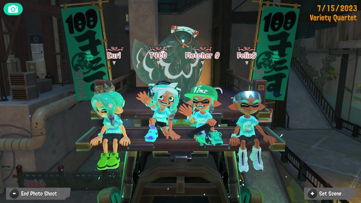 dawn8884's tweet photo. 100x win for #nonlethalbombsquad #Splatfest #Splatoon3 #NintendoSwitch https://t.co/for2yLNrVF