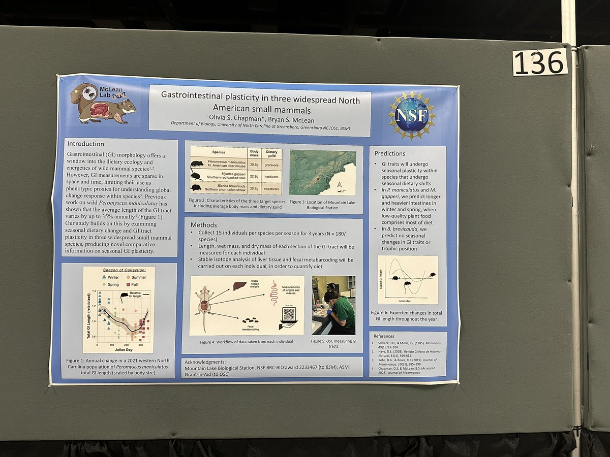 Stop by my poster anytime from 7:30- 9 tonight to hear all about the amazing plasticity of #GITracts ! #IMC13