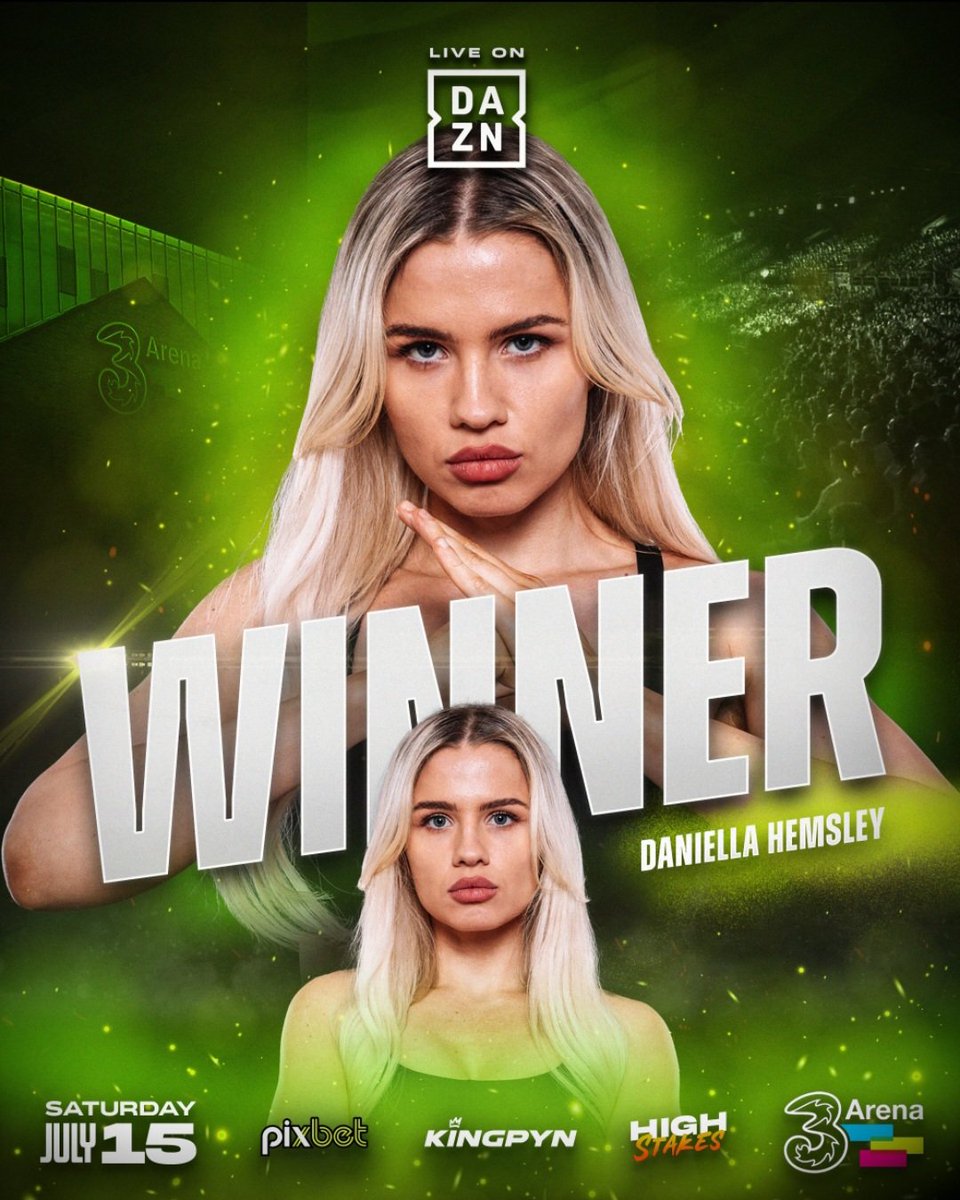 InfluBoxing's tweet photo. 🏅 | @DanniHemsley defeats Ms.Danielka via Unanimous Decision!
#Kingpyn #KingpynBoxing #KingpynSF #Dublin #Boxing #boxingnews #Danielka https://t.co/Z5lKCP4x7D