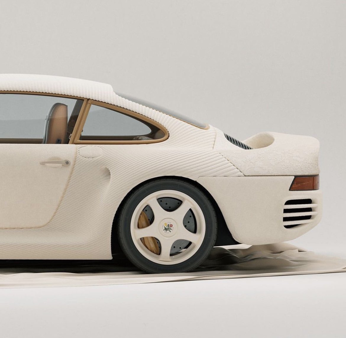 saint's tweet photo. Aimé Leon Dore x Porsche 959 knitted fabric concept by Thiago Tallmann https://t.co/Yc7iUq3bBX