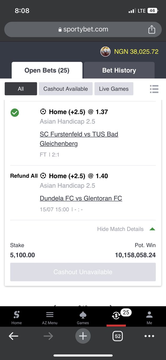 UNDERATEDPUNTER's tweet photo. GOD DID❗️🤲🏼

pay me my fucking money @SportyBet 

since you’ve decided to be a scammer and locked cashout since afternoon 

#Sportybetisascam https://t.co/yleWZOoWDz