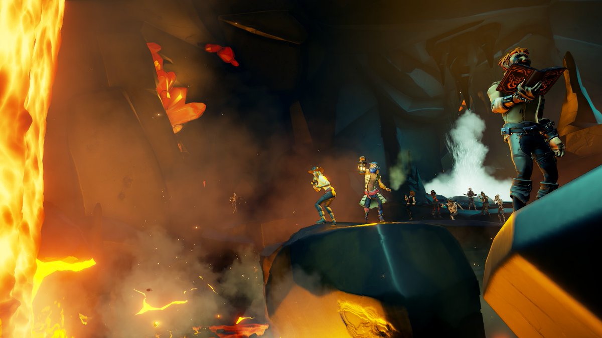 karlembo's tweet photo. "Follow the way into the depths of the roar"

#SoTShot Theme: The Devil’s Roar @SeaOfThieves https://t.co/bw9cW8u64W