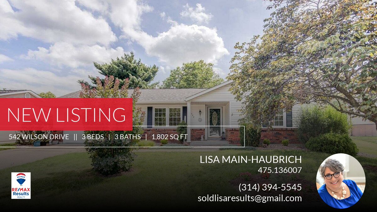 soldlisa's tweet photo. 📍 New Listing 📍 Take a look at this fantastic new property that just hit the market located at 542 Wilson Drive in Columbia. Reach out here or at (314) 394-5545 for more information!

Listed by Geri Little

Connect with me to lea... https://t.co/qqeUXHYlMd https://t.co/9yY7EakwDE