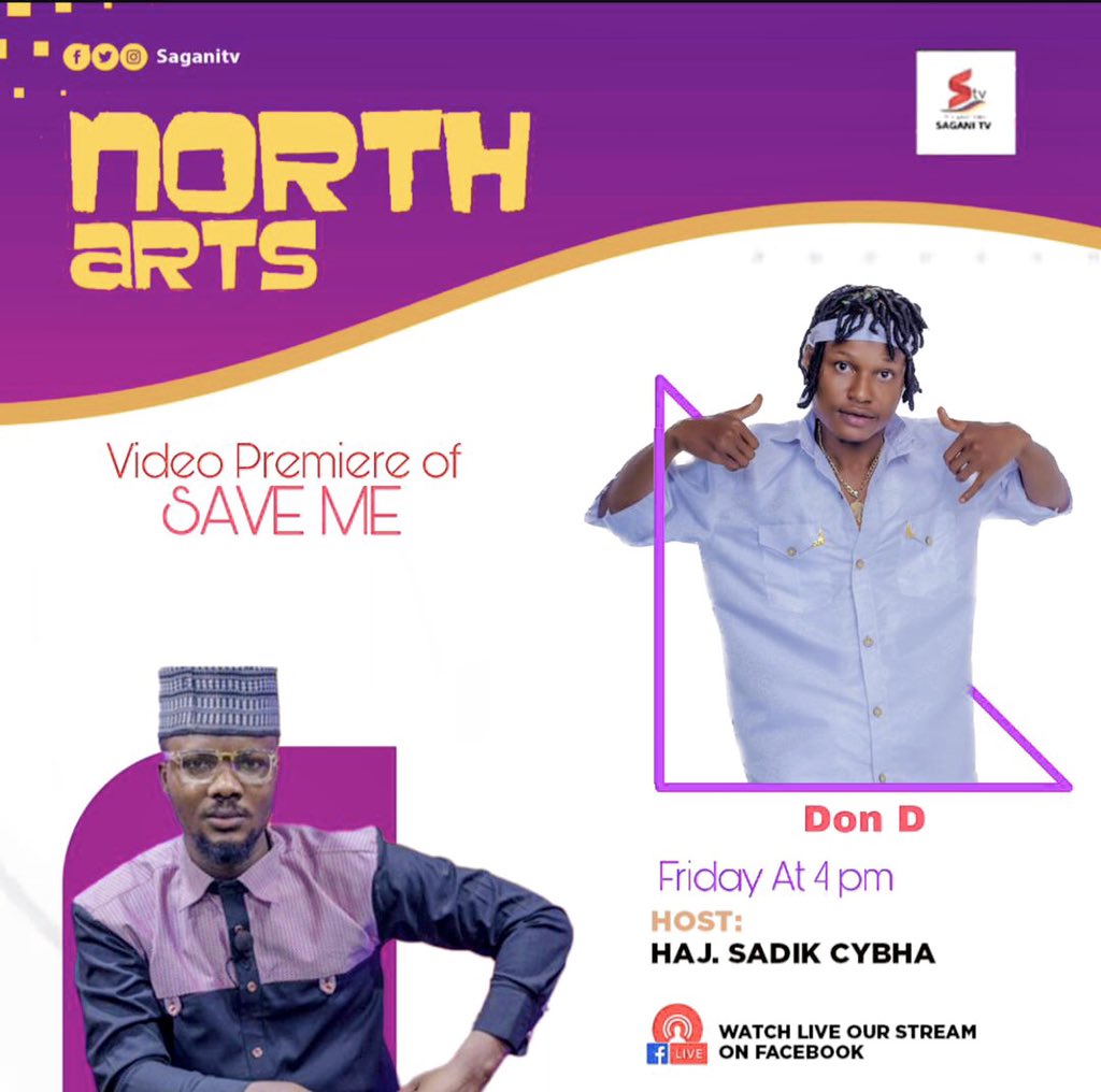DonDeeGazaale's tweet photo. The wait will be over on Friday God willing, as I shall be @SaganiTV with our finest journalist, @SadiqCybha.

Save Me Video Premiere on North Arts, 21st July, FRI. 🔥

Solidified Movement ✅ 💫 
#SinbadEntertainment https://t.co/uBfolDHZmh