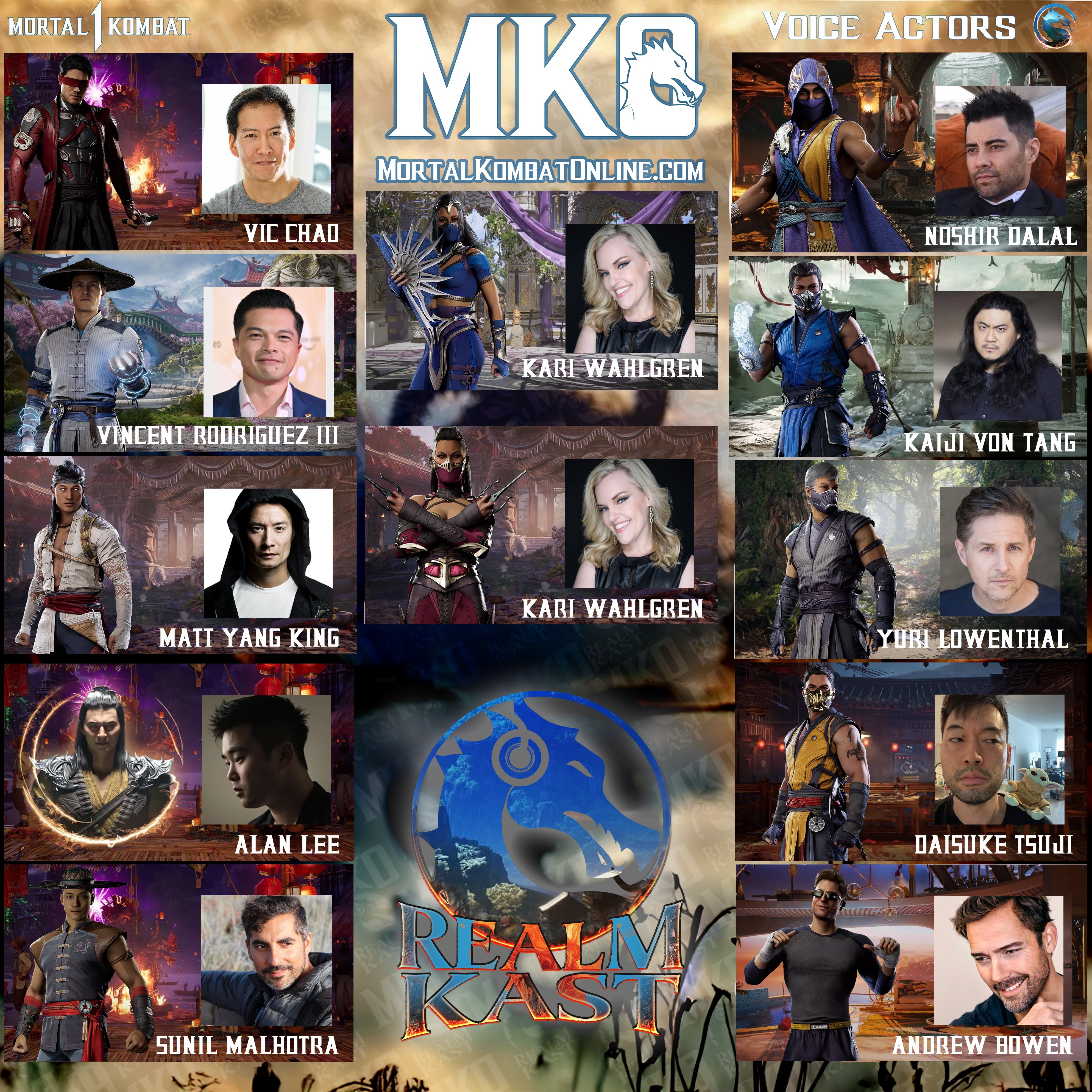 Mortal Kombat 1 Voice Actors: Who is in the MK1 Cast? - GameRevolution