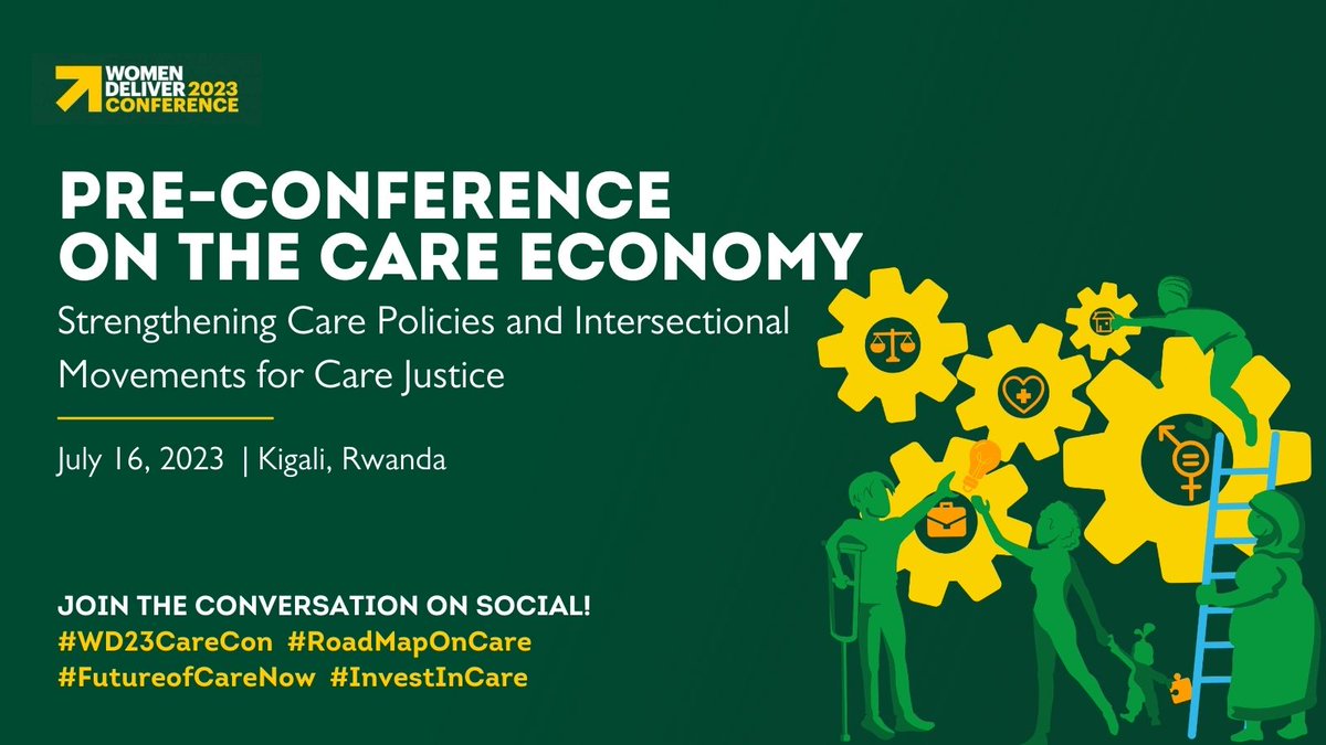 Honored to co-sponsor the #WD2023 Pre-Conference on the Care Economy (#WD23CareCon). 

Together, we're convening policymakers, advocates, researchers & private sector stakeholders to shape a global policy roadmap for a thriving #CareEconomy. It's time, #InvestInCare.