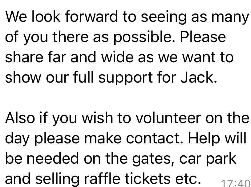 CBP2019's tweet photo. Plea to all to share as much as you can please. 
If you fancy tickets and want to join us on what should be a great day then please let me know https://t.co/myyKrLypVU
