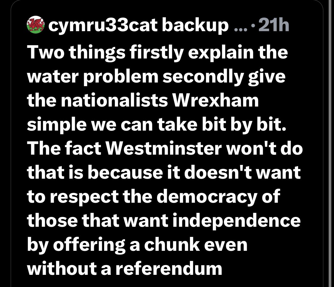 SOS_Wales on Twitter "So Let’s get this right. Welsh nats think that