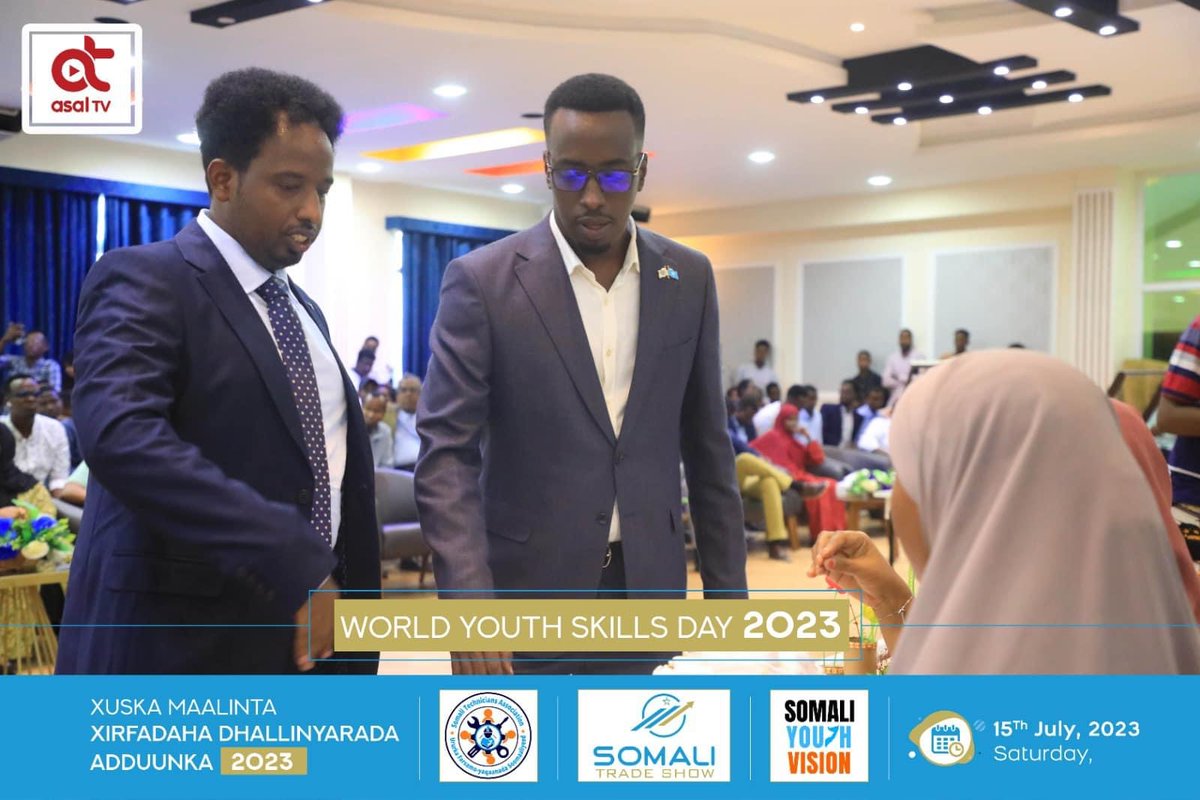 somtecas's tweet photo. Guddoomiyaha Dhallinyarada G.Banaadir Abdikafi Makaran “ Sharaf ayey ii tahay inaan maanta kasoo qeyb galo Xuska Maalinta Dhallinyarada Aduunka, waxaana bogaadinayaa Dhallinyarada Soomaaliyeedee halkaan kusoo bandhigayhal abuurkooda oo iskugu jiro qeybaha kala duwan, https://t.co/lCXOEPiWwu