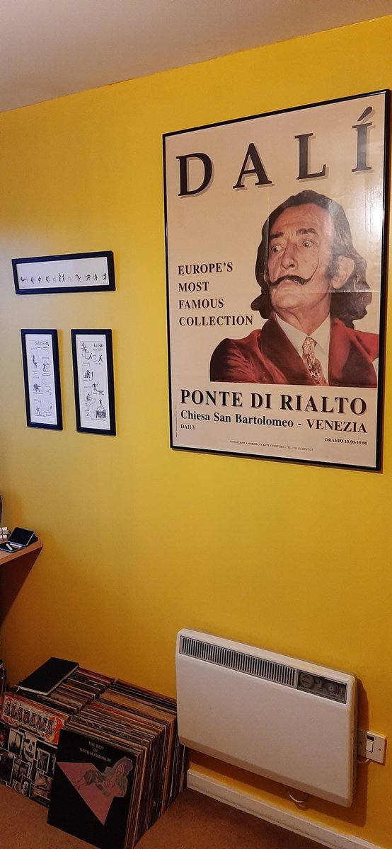 DrNightdub's tweet photo. @MuayCe I repainted the home office a couple of weeks ago. I'd forgotten how everything just tastes of masking tape afterwards, I'll use a scissors next time! #FoundTreasure https://t.co/VwroPxBPHJ