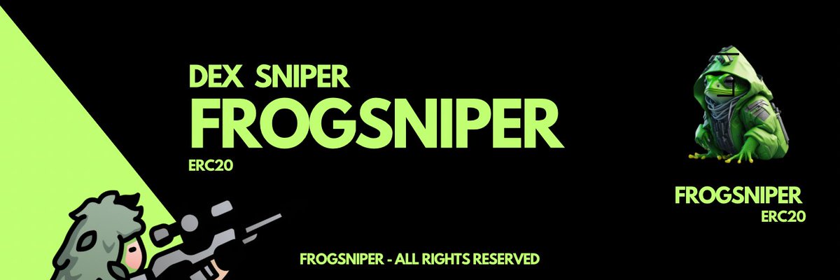 FrogsniperERC's tweet photo. *quak* *quak* 🐸

Who wants to be the coolest Frog in the streets? 

Frogsniper 🐸🔫 - Automated sniper solutions 

$SNPR launch soon…

#Utility #token #sniper #dex #eth #new #launch #stealth #tool #SNPR https://t.co/0SloxqaVgy