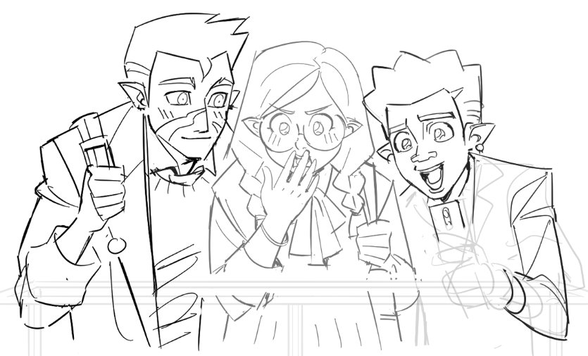 wip!!! what do u think they're looking at :00