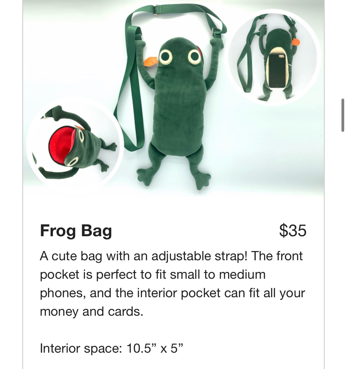 ChimeraBunny_'s tweet photo. Frog bag! NOW AVAILABLE through our campaign!! https://t.co/614uSMjFdq

Support indie animation! https://t.co/18W0fpU3FS