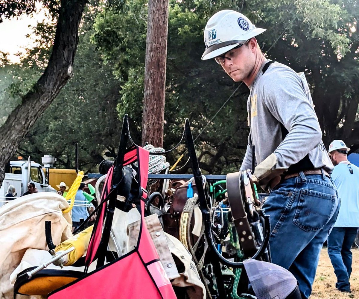PedernalesCoop's tweet photo. The competition portion of the Texas Lineman's Rodeo is complete.
Now it's time for the BBQ cook-off! Good luck to Team PEC!
#TexasLinemansRodeo #TLRA #PECProud #TeamPEC https://t.co/Yjx9Fb3x6J