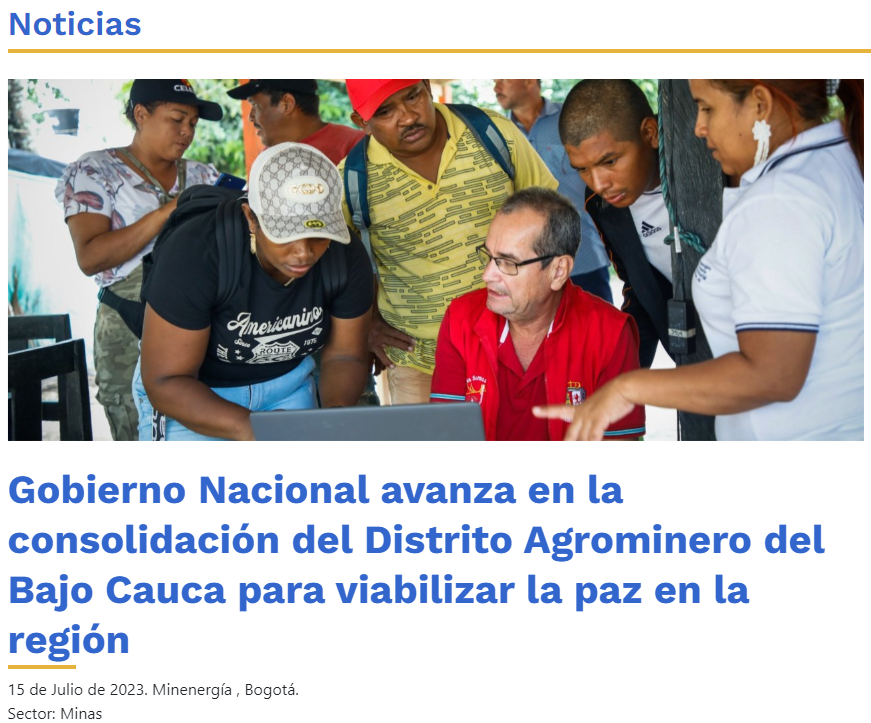 Conoce el balance de las acciones adelantadas a la fecha por el #GobiernoDelCambio en #ElBajoCauca. Así reafirmamos nuestro compromiso con la consolidación del Distrito Agrominero y la superación de la violencia, la desigualdad y la guerra:🔗bit.ly/3XQryKT