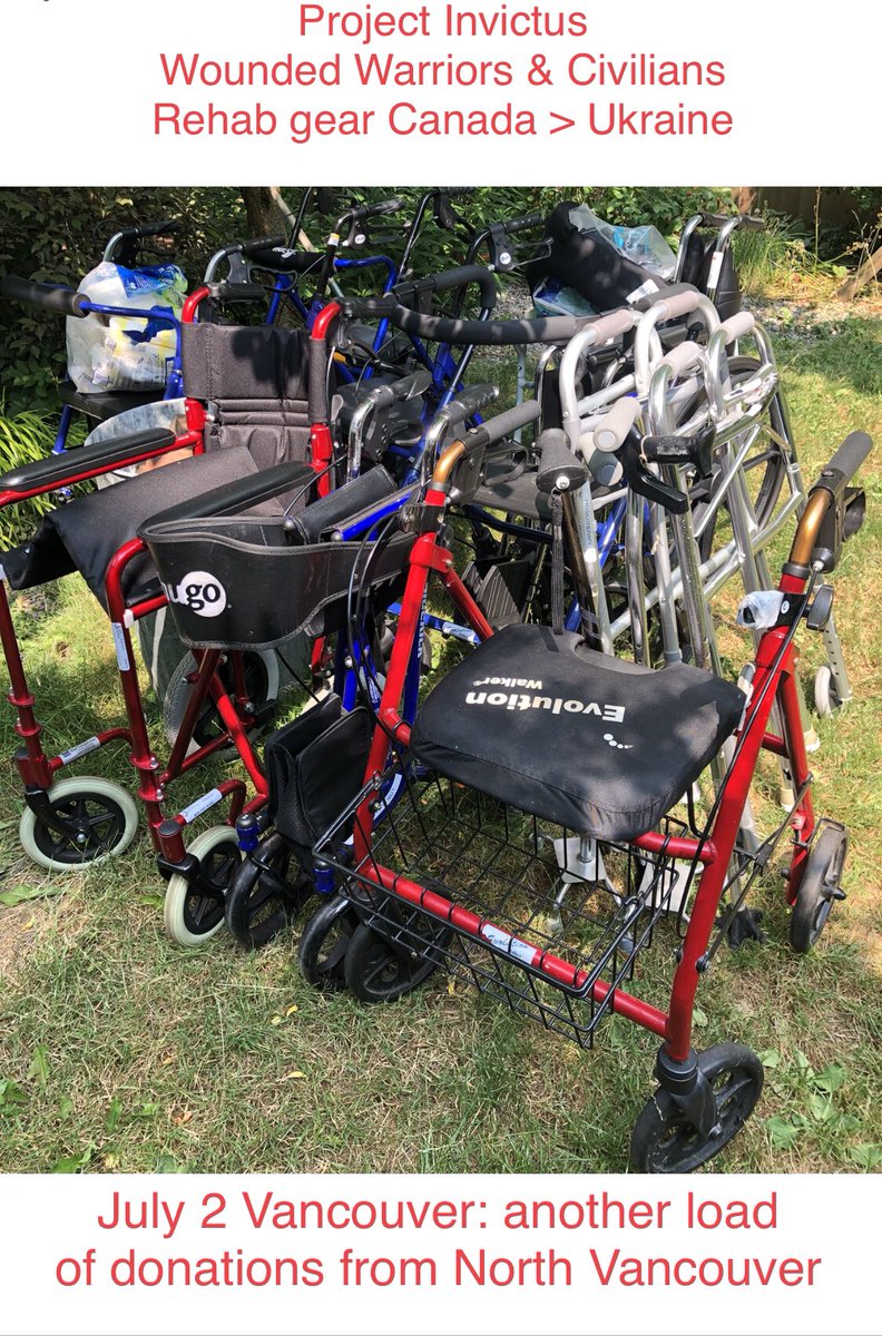 defendukraini's tweet photo. WHY WE DO WHAT WE DO
๐จ๐ฆโค๏ธ๐บ๐ฆ
Support our #ProjectInvictus:
Rehab & mobility gear
>Wounded warriors & civilians
From Vancouver ๐จ๐ฆCanada
To Ukraine
Container 5 #ProjectEaster
Arrived Kyiv June 16
WE NEED MORE:
Container 6 #ProjectPadre
#NorthVancouver
Burnaby
Kherson Bakhmut https://t.co/5TdHTQrmnh