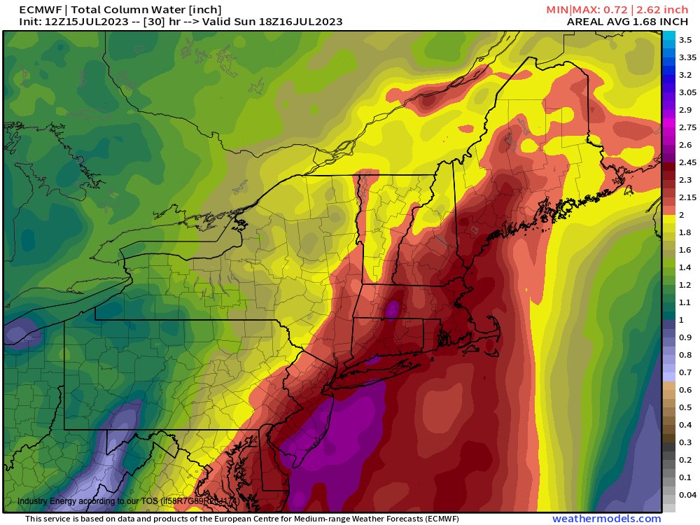 NY NJ PA Weather on Twitter "This afternoon through tomorrow afternoon