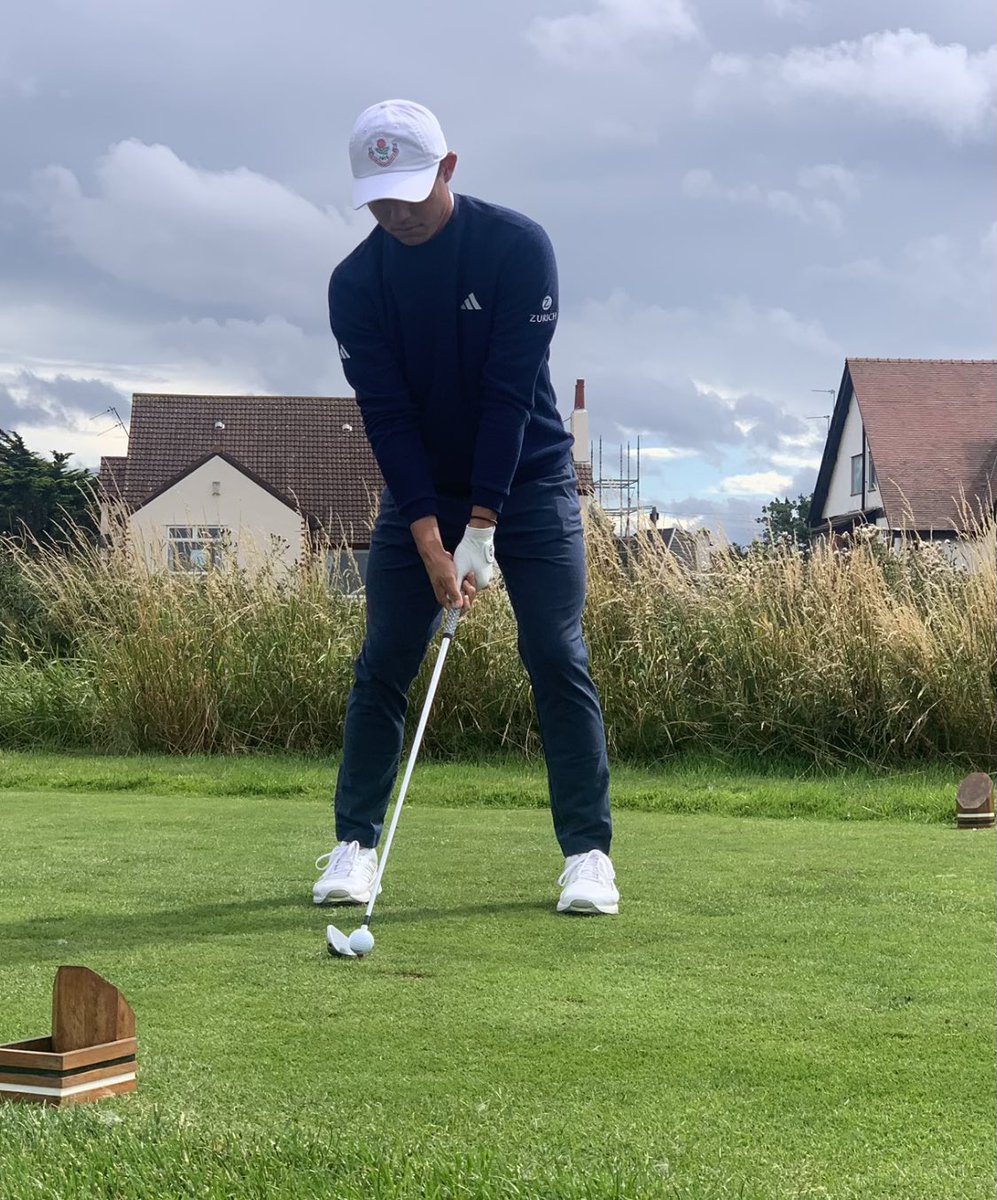 WestLancsGC's tweet photo. Great to welcome past @RandA @TheOpen and @PGAChampionship Champion @collin_morikawa to @WestLancsGC today as he prepares for the @TheOpen next week @RLGCHoylake.

Hope you enjoyed our links today Collin. Very best wishes from us all @WestLancsGC ahead of next week. https://t.co/CgMhBMcBIn