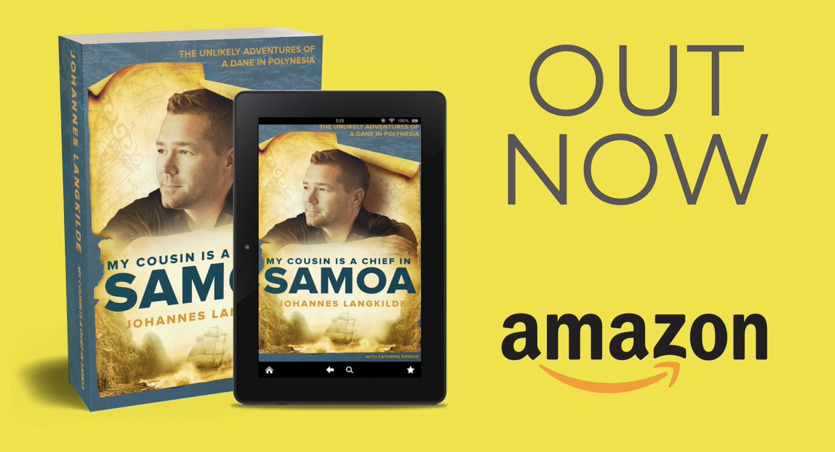 Hey @ALONESTAR1 👋 You asked for a ping when my book was out in English. It is now 👍 Your turn to write a book about your cousin 😀 #UsWithCoolCousins #MyCousinIsAChief #Books #Samoa #NewBook #booklovers