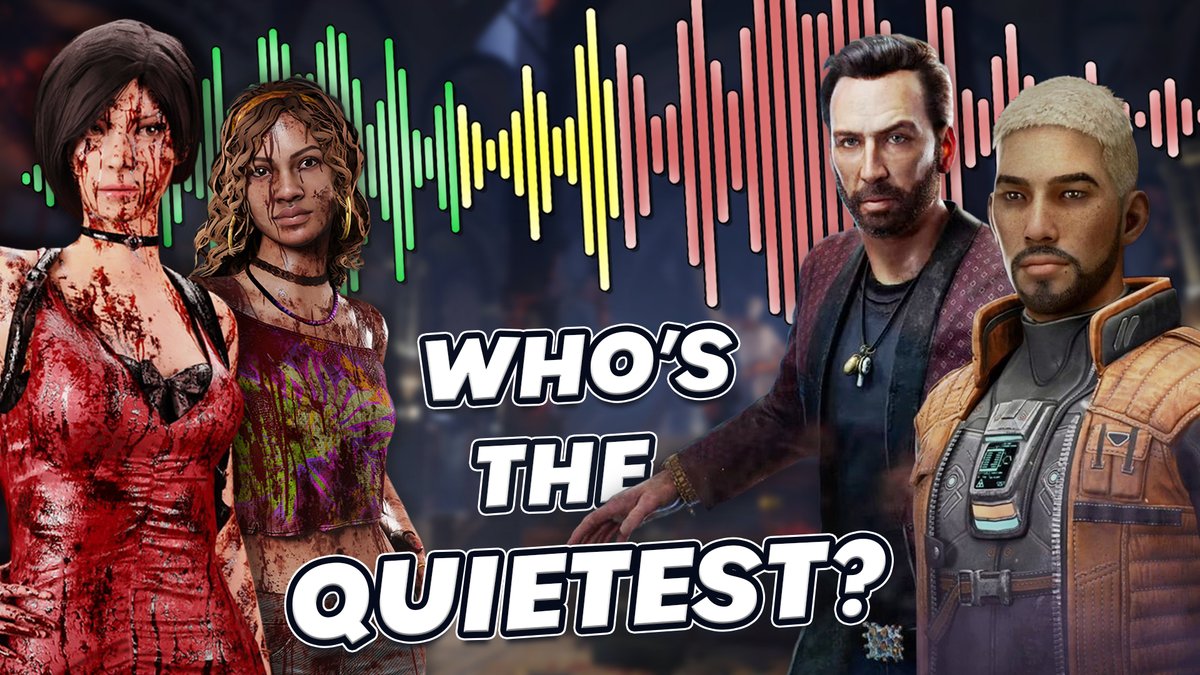 imNilco's tweet photo. HUGE video coming soon where we compare the volume levels of EVERY Survivor in the game (including Nicolas Cage) to find out who's the loudest and who is the quietest. subscribe to make sure you dont miss it, link in bio! #DeadbyDaylight https://t.co/ULlFyVhl91
