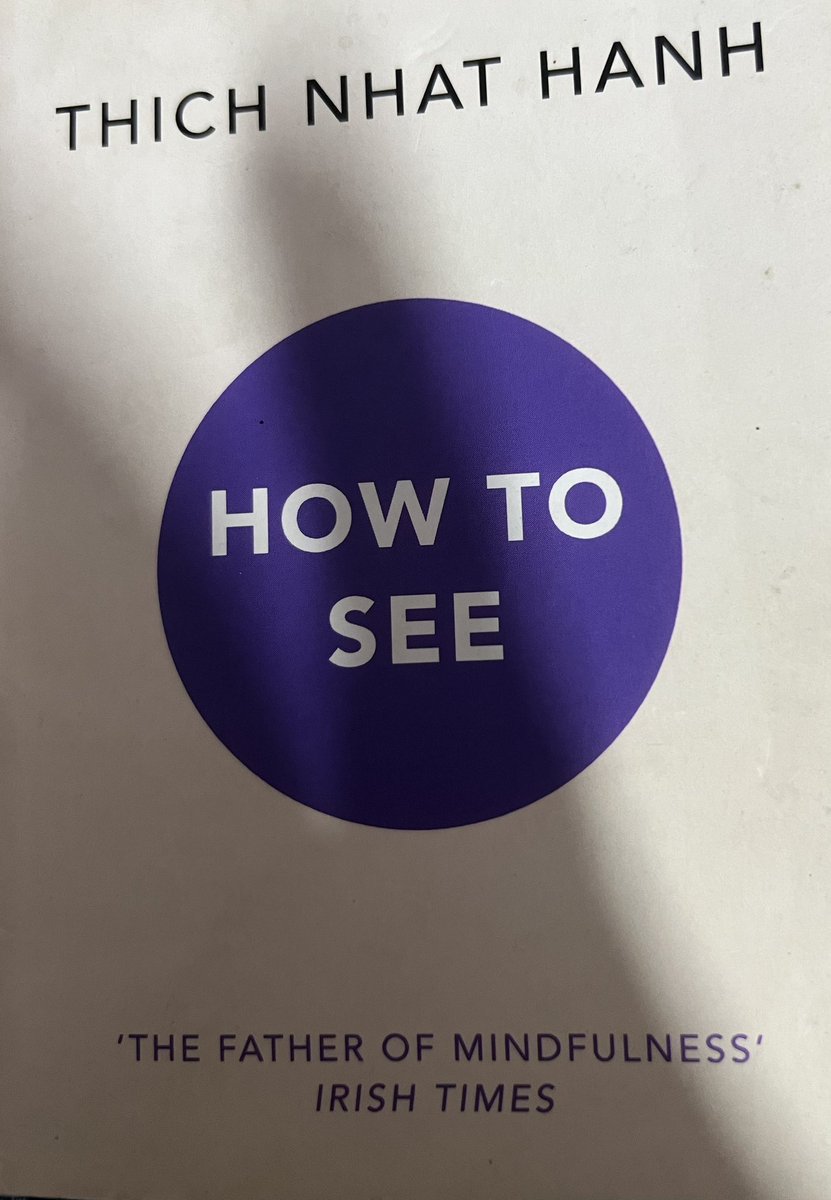Sanjay479Sanjay's tweet photo. Excited to dive into the insightful teachings from Thich Nhat Hanh's book, "How to See." This thread 🧵 will unfold a range of perspectives and profound practices for deep and mindful observation. Stay tuned! #HowToSee #Mindfulness #ThichNhatHanh https://t.co/oxfFdSRqXb