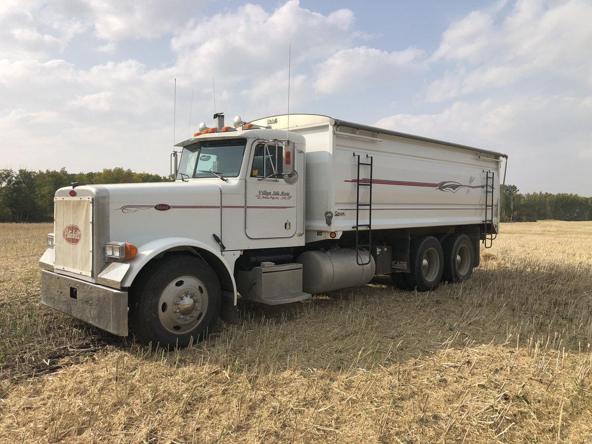Anyone looking for a really good tandem grain truck?
1998 Pete 379 with a Cancade 20’ box. C12 Cat, 10 speed, 4.10s, 24.5 newer Michelin tires, new tarp