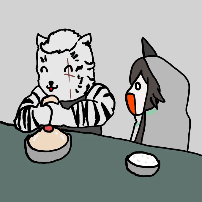 今日はマウンテンの誕生日! 極度のマヨラーという事実に驚愕するカフカ! これがリジェネの秘訣なんだとか……