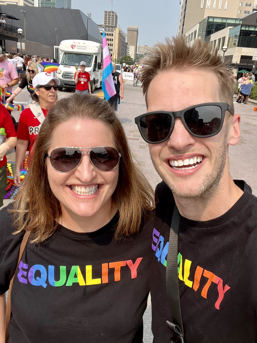 Happy Pride, Omaha! <a href="/unmc_mmi/">UNMC_MMI</a> walking in support with <a href="/unmc/">University of Nebraska Medical Center</a> and <a href="/NebraskaMed/">Nebraska Medicine</a>