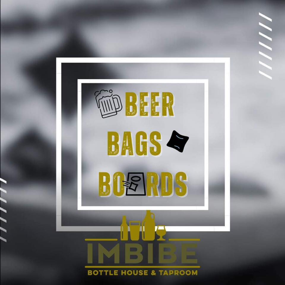 We're very excited to announce  🎉 Beers &amp; Bags Cornhole Tournament! Cornhole is back at Imbibe for the summer! We’ll have 4 Tournaments in all, one each month this summer. You can register on the Scoreholio app on your smartphone. Buy-in is $20 ...