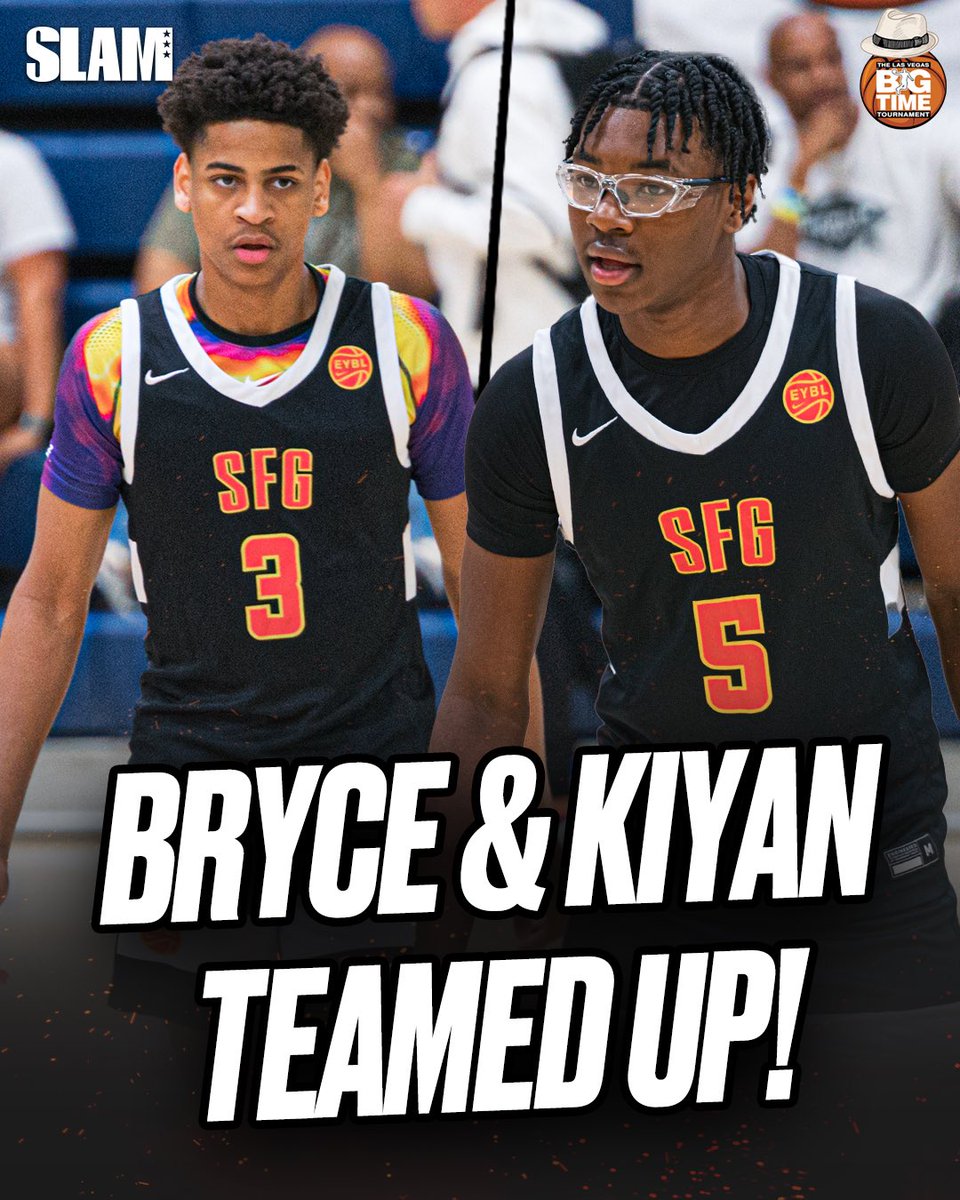 SLAM_HS's tweet photo. Bryce James &amp; Kiyan Anthony just teamed up in Vegas 🎰🚨 @lvbigtime 

@bryce_james23 @kiyananthony https://t.co/LGZC6KnBvC