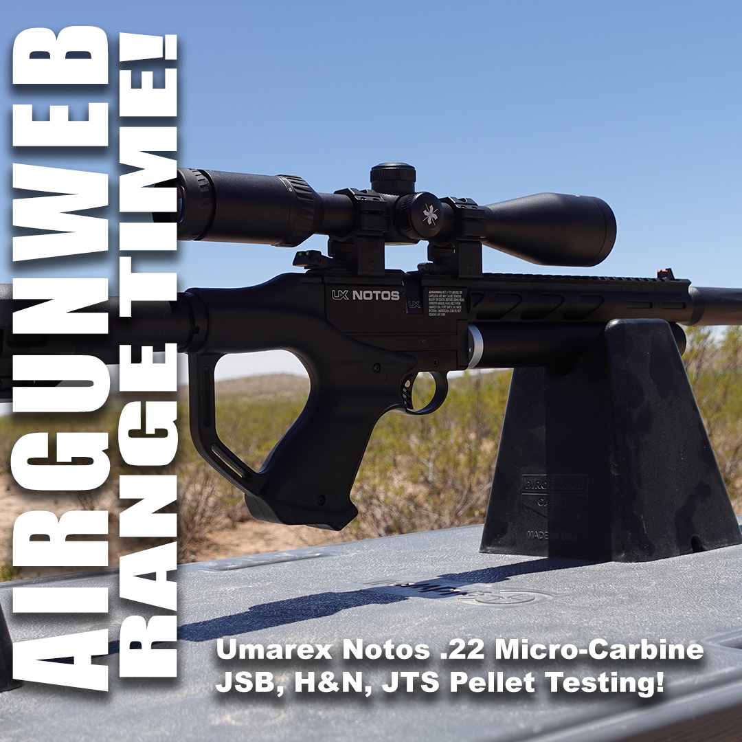 airgunweb's tweet image. Umarex Notos .22 Regulated, Micro-Carbine PCP - Testing JSB, H&amp;amp;N, and JTS Pellets at 20 Yards

YouTube: youtube.com/watch?v=2VPSoD…

@umarexusa #umarexusa #notos #uxnotos #predatorpellets #HNPellets #JTSPellets #huntwithair #supportthesport #airgunweb #axeonoptics