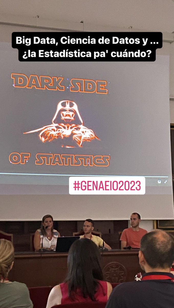genaeio2023's tweet photo. El viernes comenzamos en @genaeio2023 con el Taller 3: "Big Data, Ciencia de Datos y ... ¿la Estadística pa' cuándo?" 🤔 a cargo de Rosa Elvira Lillo, Álvaro Méndez y  Harold A. Hernández del Dpto. de Estadística de la Universidad Carlos III de Madrid @usal @SEIO_ES @uc3m https://t.co/foL23pXBeV