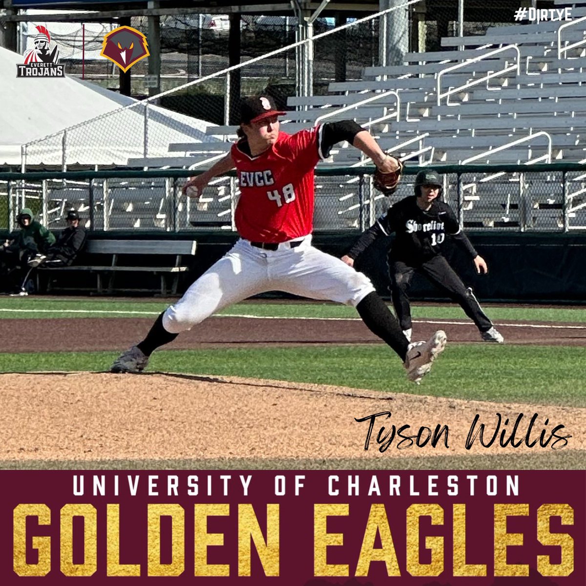 Everett CC Baseball (@evcc_baseball) on Twitter photo Congratulations to <a href="/2121_tyson/">Tyson Willis</a> on his commitment to Univ. of Charleston (WV)! #NextLevelTrojans #DirtyE Congratulations to <a href="/2121_tyson/">Tyson Willis</a> on his commitment to Univ. of Charleston (WV)! #NextLevelTrojans #DirtyE