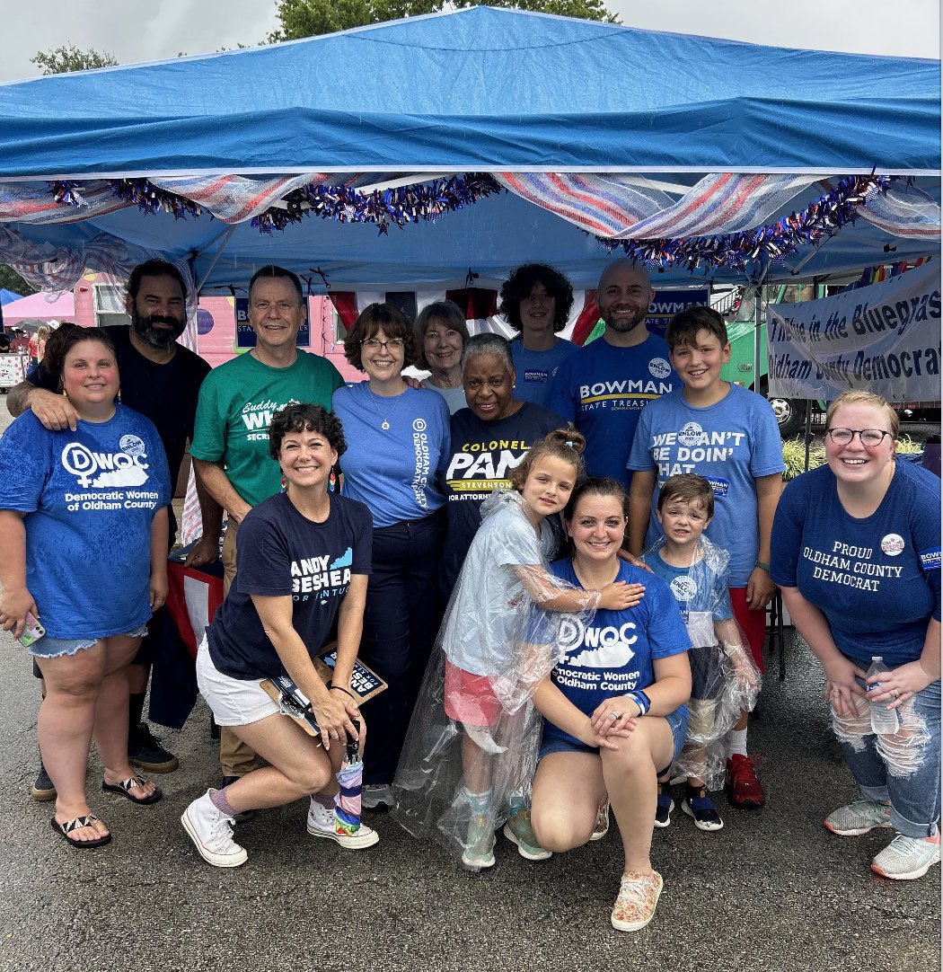 michaelbowman's tweet photo. Great day in LaGrange for the Oldham County Day parade and festival!
#TeamBowman #TeamKentucky #VoteBlue https://t.co/nctgAaiEYw