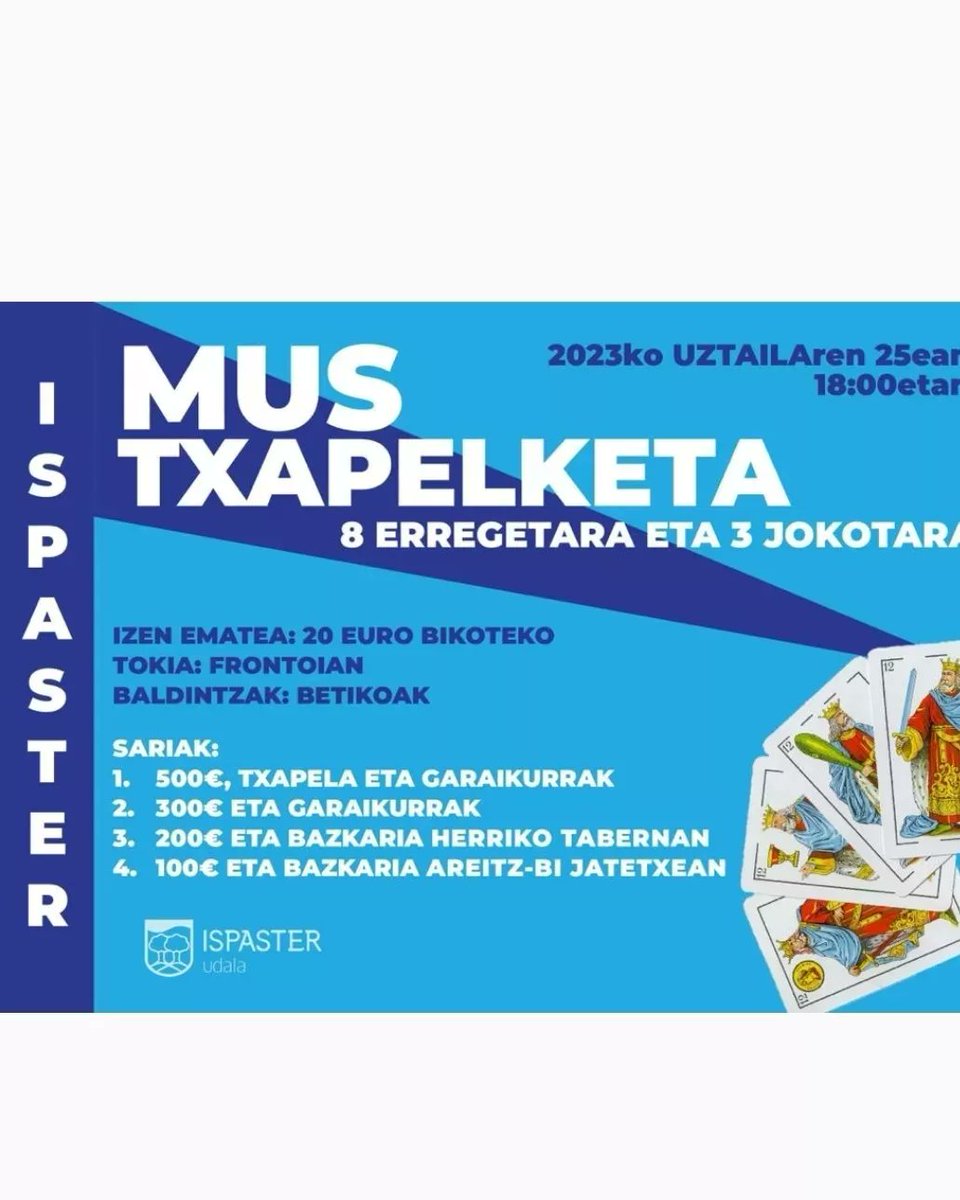 _Ispaster_'s tweet photo. ISPASTERko JAIAK https://t.co/xBNdSxolCn