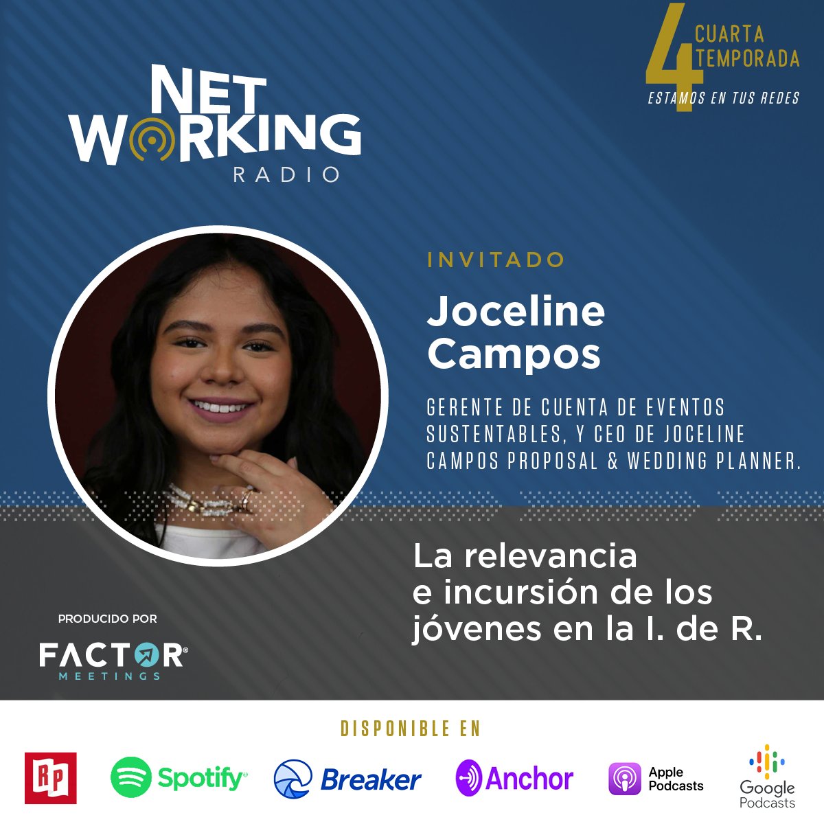 FactorMeetings's tweet photo. #NetworkingRadio | El sector ha cambiado, lo que nos permite ver a jóvenes en puestos clave o bien liderando nuevos proyectos. Y de ello hablamos con una galardona.
👉Escúchanos estamos en tus redes📱💻
-Apple🍎Podcast
Spotify: https://t.co/EnMBwoq4ZT https://t.co/omLHIw0QhB