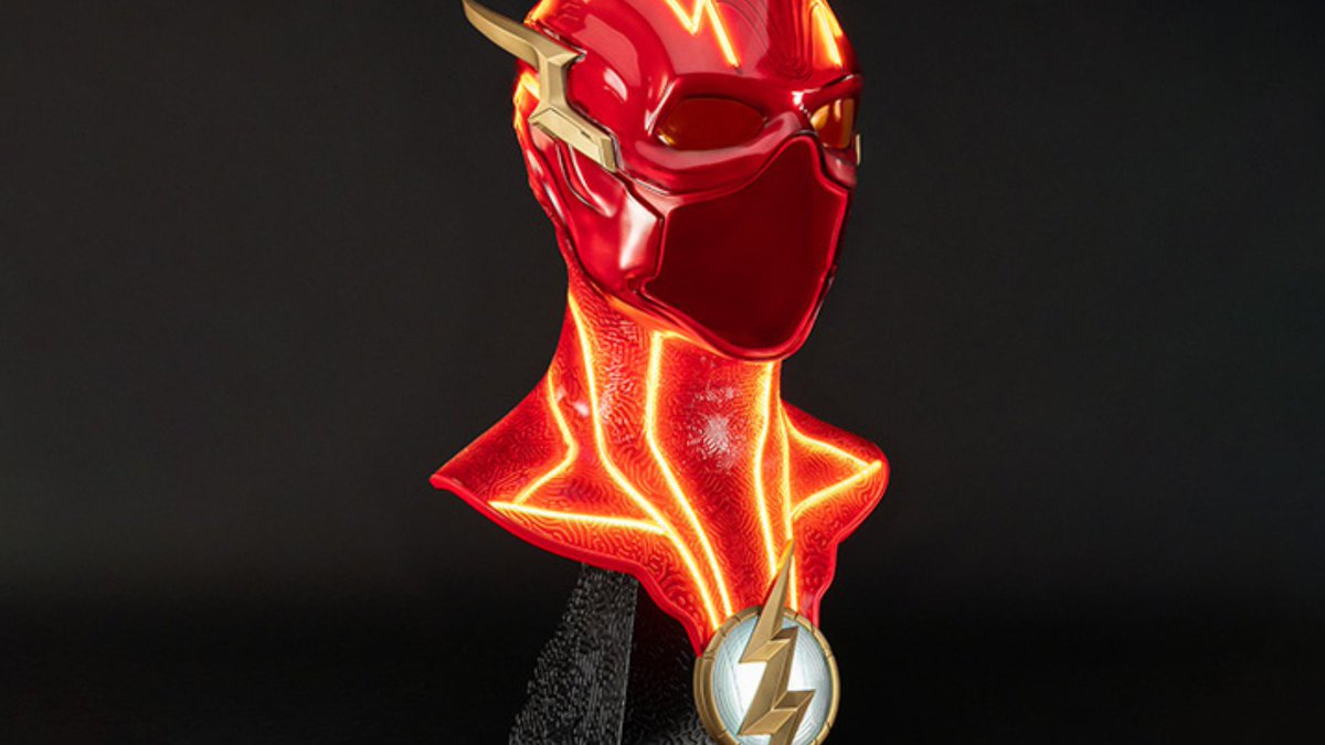 OpenVaultStatue's tweet photo. https://t.co/caxaVvigrr

Order yours today 👆

The Flash (2023) Cowl 1/1 Scale Limited Edition Replica by PureArts is now available to order at Open Vault Collectibles.

#OpenVaultCollectibles #PureArts #TheFlash #TheFlashMovie https://t.co/toH2V0mkP4