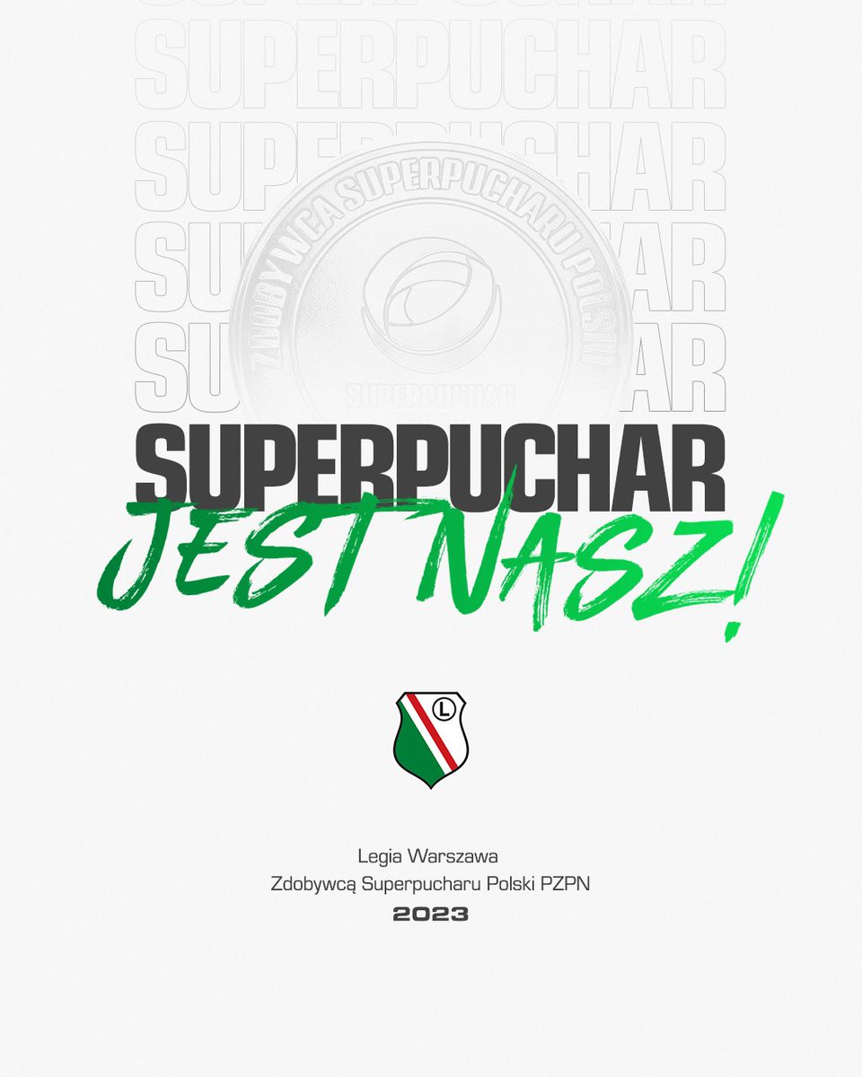 Superpuchar jest nasz! 🏆