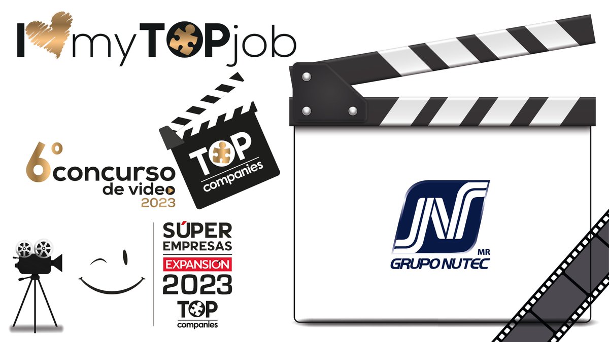 TheTOPCompanies's tweet photo. GRUPO NUTEC 6to Concurso de Video #ILovemyTOPjob #SúperEmpresas 2023 https://t.co/W3EiCiwX8u @ExpansionMx @ExpEmpresas #TOPCompanies https://t.co/6CSbRxhOqk