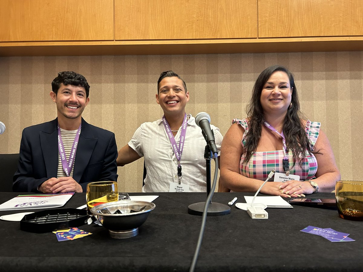 Great sharing the stage with @MiguelMValle and @newsjawn to talk about @NahjPhilly Chapter serving as a vehicle for community collaboration 

@NAHJ #NAHJ23 #NAHJ2023