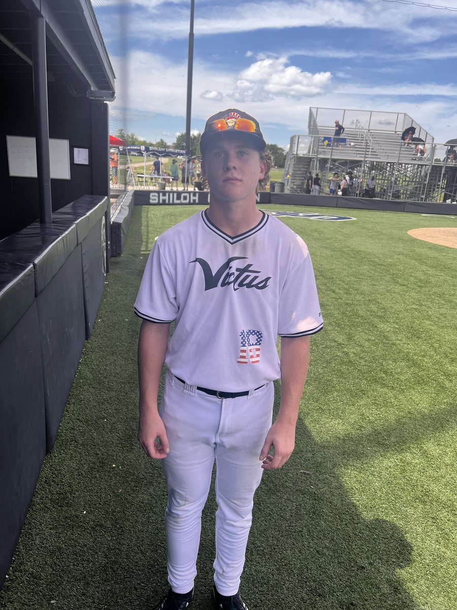 FiveToolMidwest's tweet photo. F: MMW 16 National Red 4, Denton County Rangers 16U 2
PoG: Brycin Beaver 2-4, RBI https://t.co/RPFUsdJ1Ve