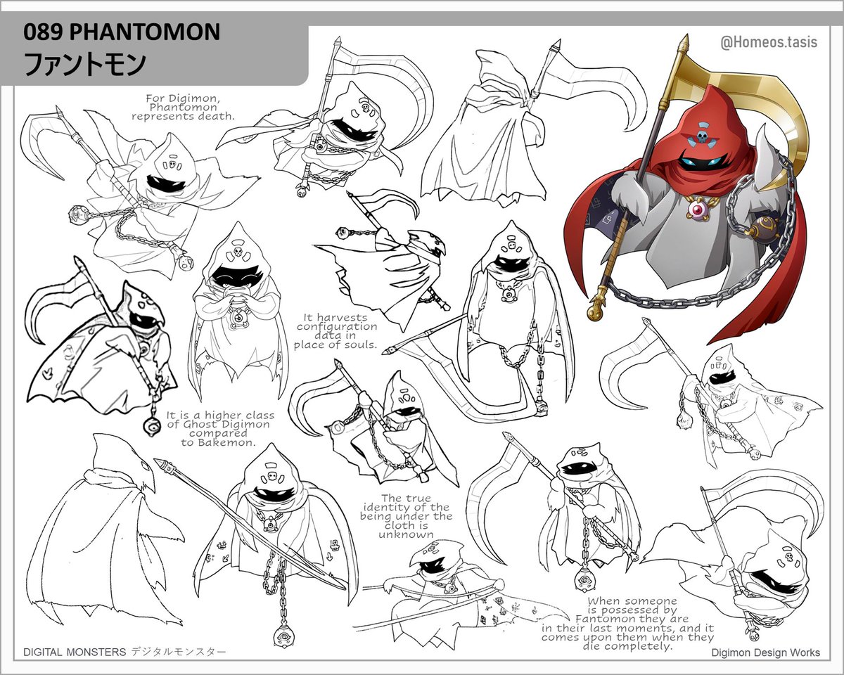 TasisHomeos's tweet photo. #089 PHANTOMON
💀👻
#Lineart #Art #Settei #Anime #Otaku #Manga #デジモン #Artbook #Sketch #Draw #DigimonAdventure #Ghost #phantomon #fantomon #TCG https://t.co/gGHwCPOvPH